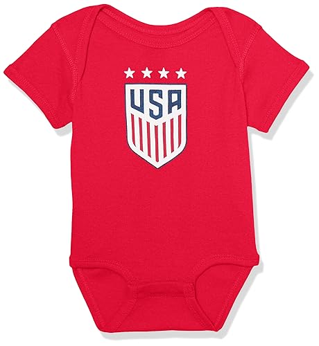 USA National Team Name and Number Onesie - Alyssa Naeher, 3-6 Months, Red