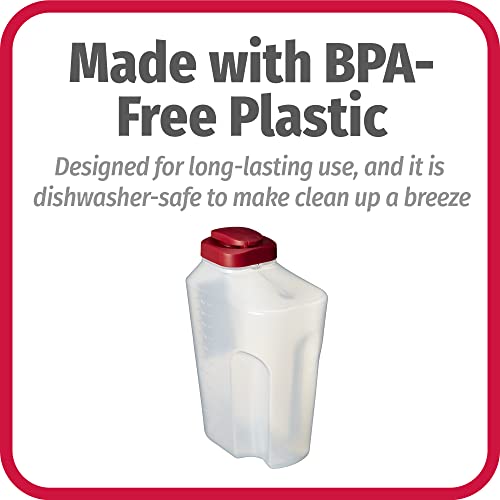 GoodCook 3-Quart BPA-Free Plastic Pitcher with Snap Lock Lid - Pack of 4, 96oz