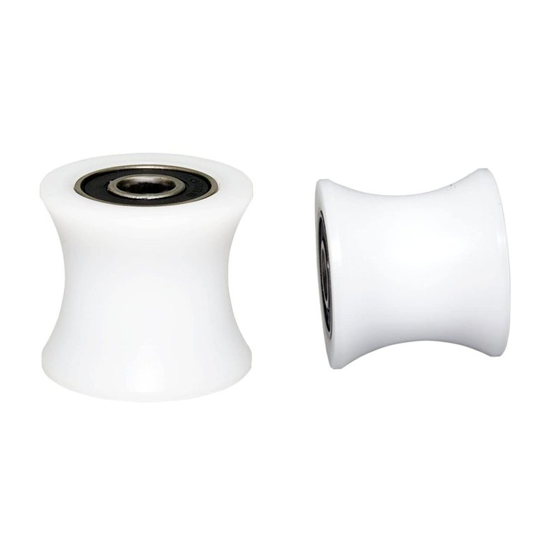 Total Trainer Rollers/Wheels of 4 for Models DLX, DLX II, DLX III, Adv DLX, Pilates, Pilates Pro 2500, 3000, 4000，570, 2000 （White）