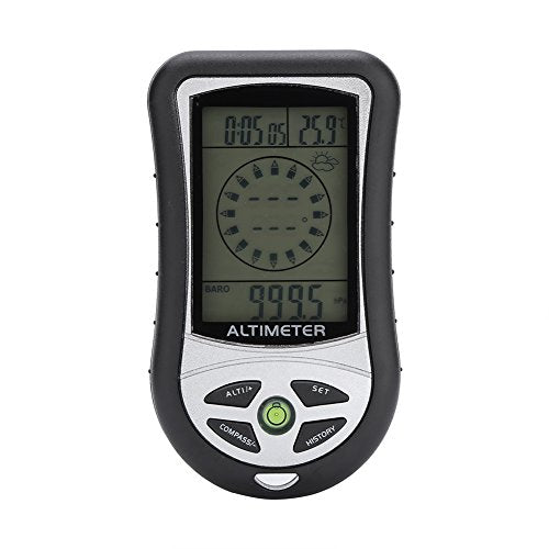 Digital Altimeter & Compass - Multi-Function Hiking Device