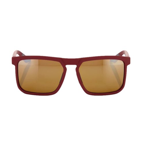 100% Renshaw Square Glacier Style Sunglasses - Durable, Lightweight Active Performance Eyewear w/Rubber Temple Grip & Side Glare Shield