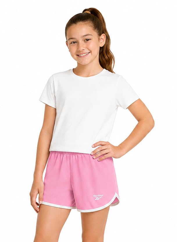 Girls Athletic Performance Shorts - 1 or 3 Pack - Pink