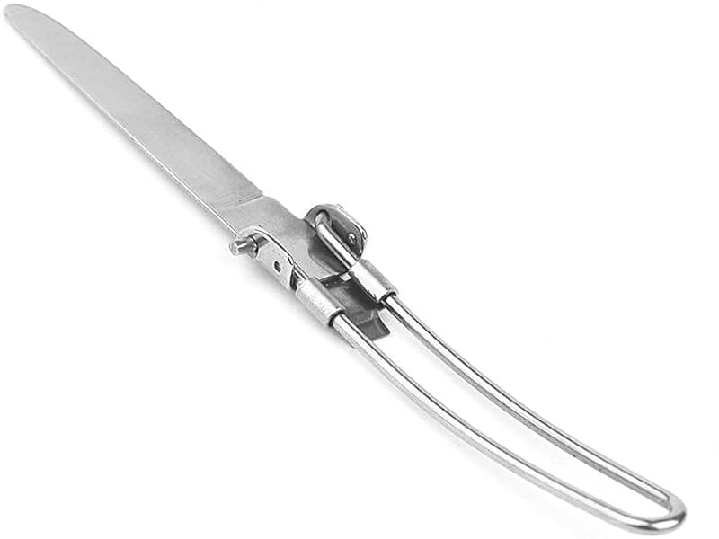 Portable 3-in-1 Folding Cutlery Set - Stainless Steel Utensils