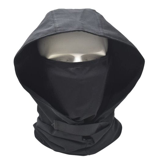 JFFCESTORE Airsoft Mask Balaclava Face Mask Tactical Mask Paintball Headgear Mask Dual Mode Hoods Face Mask for Halloween Paintball CS Game Cosplay and Masquerade Party (Black)