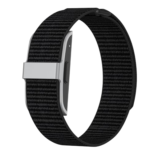 Breathable Nylon Sport Band for Activity Tracker - Adjustable Black