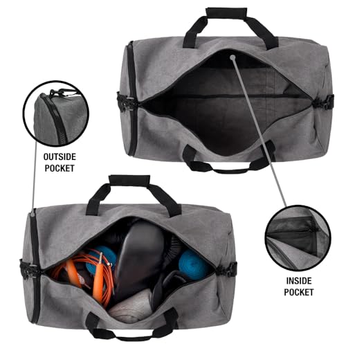 Lightweight Duffel Bag with VCU Rams Logo - One Size
