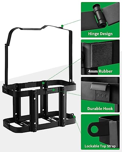 5 Gallon Water Container Holder Mount - Lockable Fuel Can Mount Holder