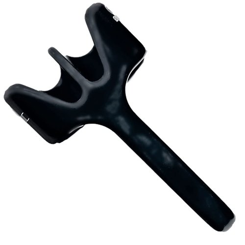 Omega Pacific SBGFG Belay/Rappel Device – Adjustable Friction Belay Tool with Rigid Stem, U-Groove Channel, and Stem Wrap – Hot Forged Aluminum for Versatile Rope Handling