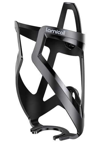 Ultralight Bike Water Bottle Holder - Black, Fits 2.75-3.94" Bottles