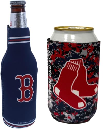 Boston Red Sox Can & Bottle Cooler Beverage Insulator