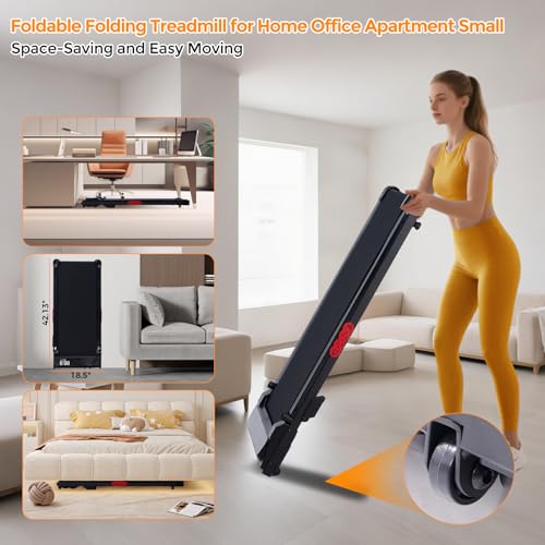 Portable Electric Walking Pad Treadmill with Incline - 3.0HP, 350LB Capacity