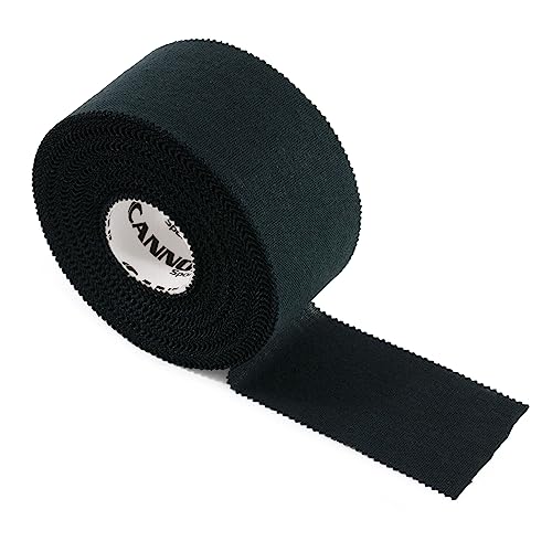Premium Athletic Tape - 1.5" x 45 Feet - Easy Tear, Strong, Latex Free - Black