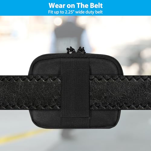 Nylon Double-Layer Glove Pouch with Zipper Closure