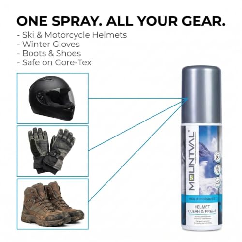 Eco-Friendly Helmet Cleaner & Sanitiser - 100ml Spray