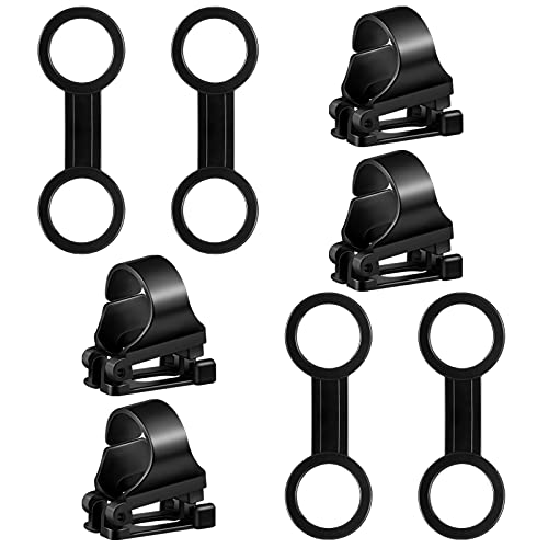 Snorkel Clip Keeper Mask Strap Holder - 8 Pack Quick Release