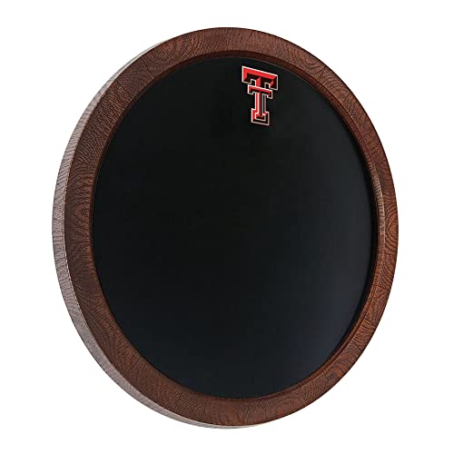 Texas Tech Red Raiders Chalkboard Faux Barrel Top Sign
