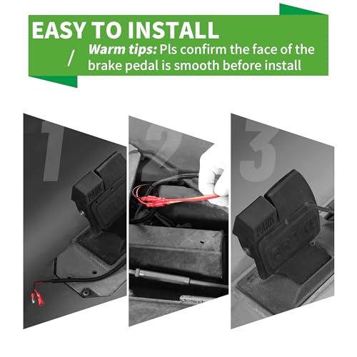10L0L Golf Cart Brake Light Switch Pad for Yamaha, EZGO, Club Car