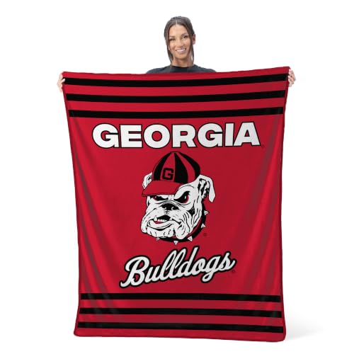 Georgia Bulldogs NCAA Officially Licensed 60x80 Oversized Throw Blanket - Ultra Soft Fleece Fan Gift