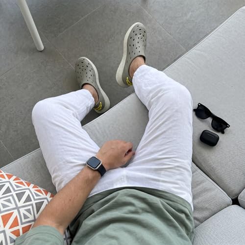 Men's Lightweight Waterproof Slip-On Recovery Shoes with Cushioned Footbed