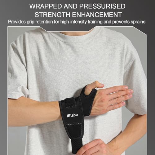 Adjustable Compression Wrist Support Brace - Carbon Fiber Black