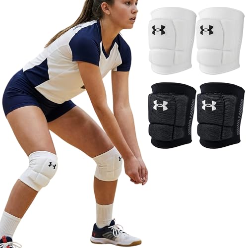 Volleyball Knee Pads - Set of 2, White, Medium