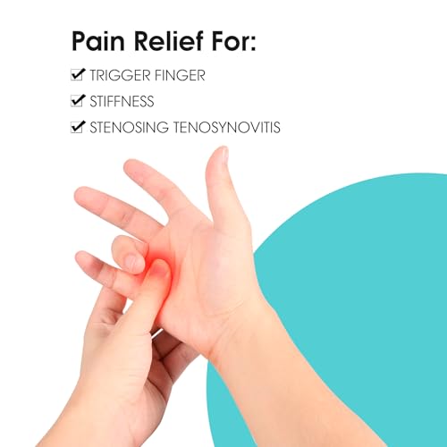 Trigger Finger Splint Support Brace - 2 Pack Universal Fit