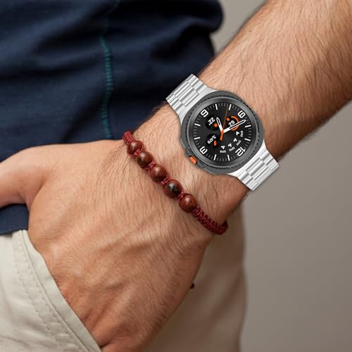 22mm Stainless Steel Adapter for Samsung Galaxy Watch 9/8 - Silver