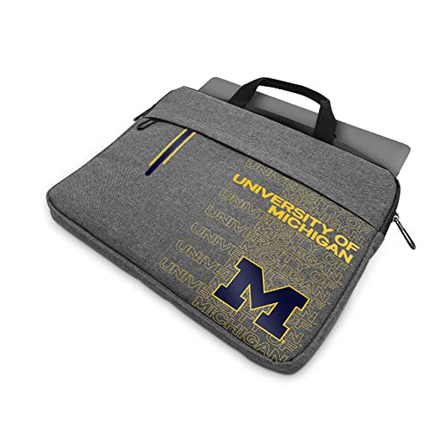 Laptop Sleeve 13 Inch - NCAA Michigan Wolverines - Charcoal Grey
