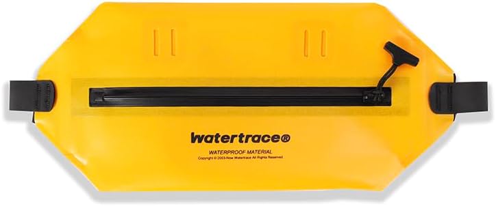 Skiennix Waterproof Fanny Pack - Versatile Crossbody Waist Bag for Kayaking & Boating | Black & Yellow