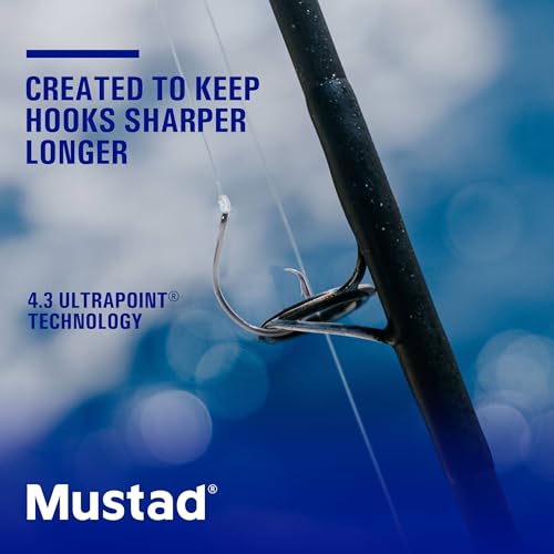 Circle Hook 4/0 - Pack of 8 | Wide Gap Offset Design for Bass & Tuna