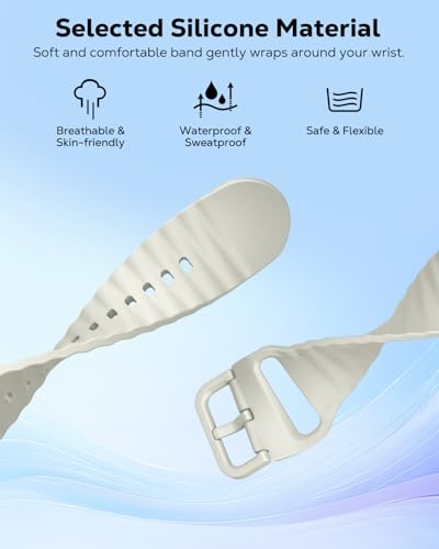 Breathable Sport Watch Bands for 42mm-49mm Smartwatches - 2 Pack