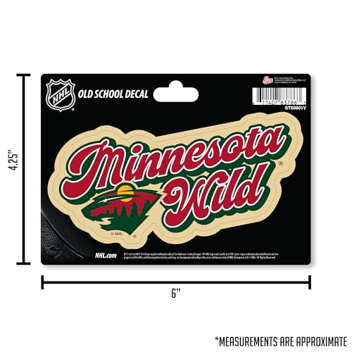 Detroit Red Wings Vintage Look Decal - 4" x 6" Vinyl Sticker