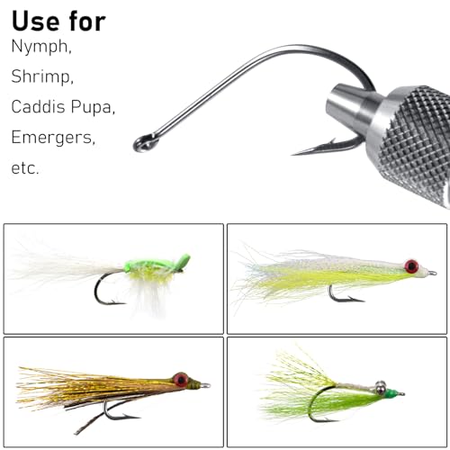 Fly Tying Hooks - 100 Pack Size #18, Wide Gap Offset Saltwater