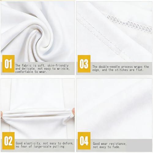 Summer Face Cover Scarf - 6 Pack Neck Gaiter for UV Protection - Black