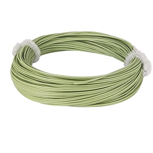 EUPHNG Floating Trout Fly Line Moss Green WF3F 100FT All-Purpose Fishing Line
