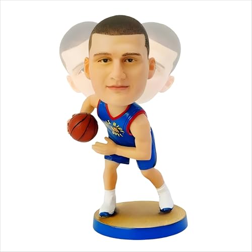 Nikola Jokic Bobblehead Action Figure - 5.3 Inch Hand-Painted Resin