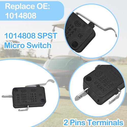 Golf Cart Micro Switch Kit 8-Piece for Club Car DS Precedent 1980-2025