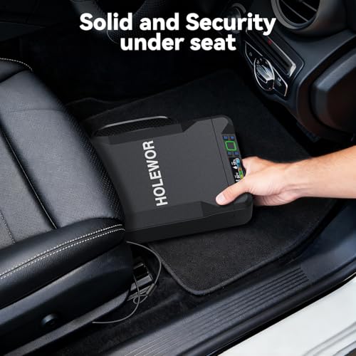 Biometric Gun Safe for Handguns - Portable Fingerprint Lock with Handle