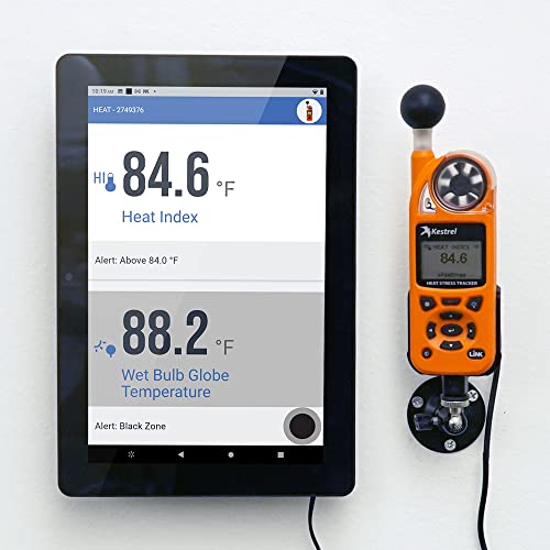 Kestrel Heat Stress Monitoring System with Wall-Mounted Tablet