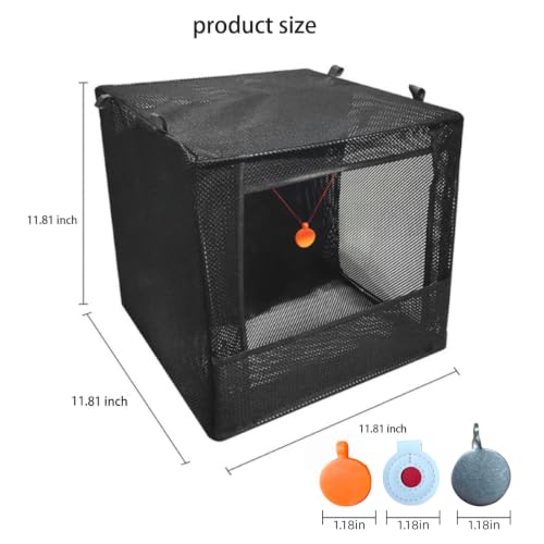 Soundproof Slingshot Target Box - 11.8 Inch Portable Shooting Practice