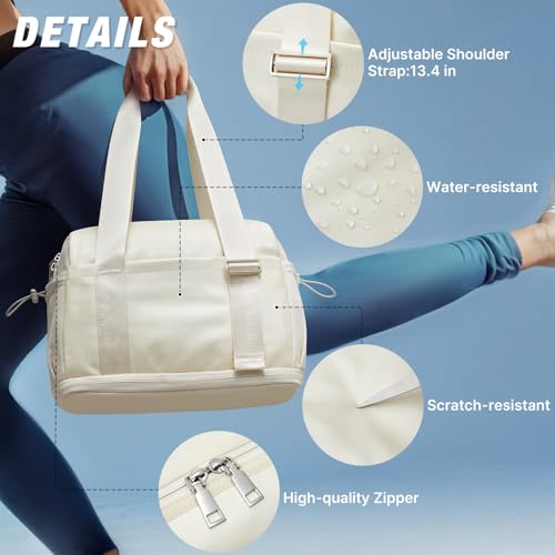 G4Free 10L Mini Gym Bag with Wet Pocket, Lightweight Duffle for Women & Men