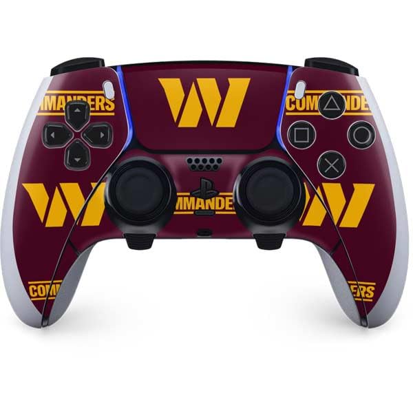 Washington Commanders PS5 DualSense Edge Pro Controller Skin