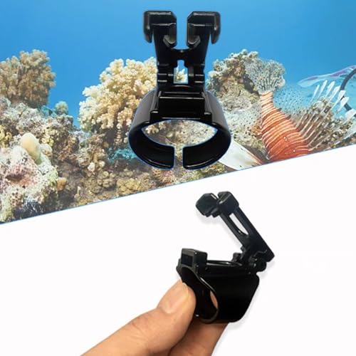 25mm Plastic Snorkel Clips - 2 Pack Quick Release for Dive Mask