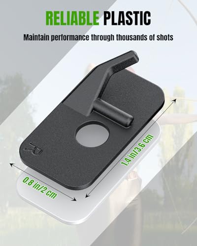 Recurve Bow Arrow Rest - Adhesive Plastic Support for Right Hand, 8-Piece Set