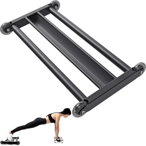 Glute Ham Glider - Hamstring Roller with V Bar, 27.5" x 15"