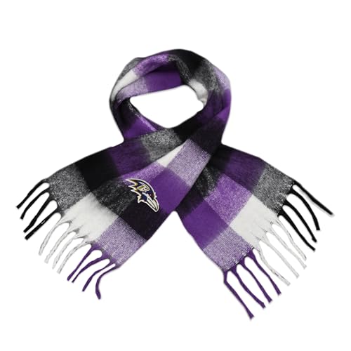 Baltimore Ravens Super Soft Scarf - 100% Acrylic Knit