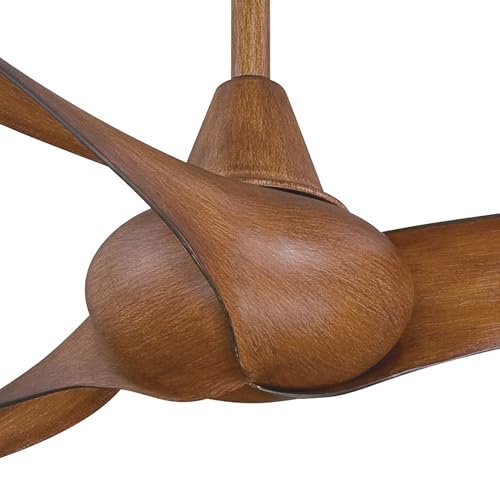 52-Inch Distressed Koa Ceiling Fan with Remote Control