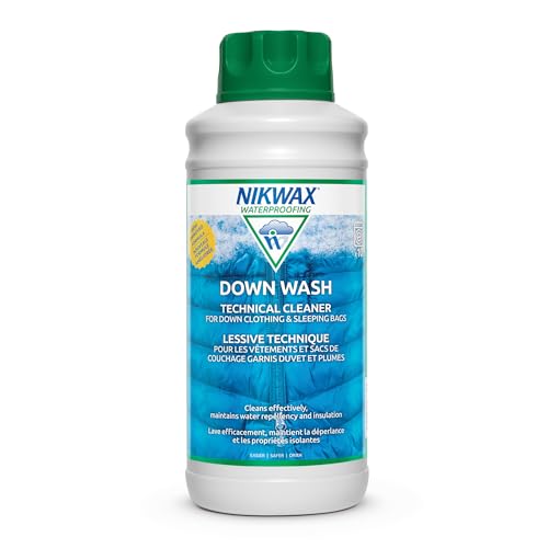 Nikwax Down Wash 1L (33.8 Fl Oz) - Detergent for Down Jackets & Sleeping Bags