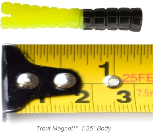 Trout Magnet 50-Pack Split-Tail Grub Body - Bumblebee