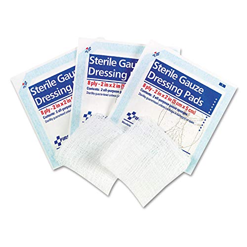 Sterile Gauze Dressing Pads 2" x 2" - 5 Count - FAE-5000
